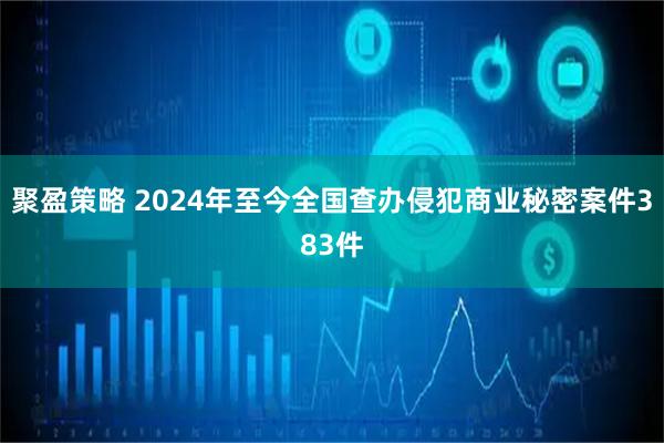 聚盈策略 2024年至今全国查办侵犯商业秘密案件383件